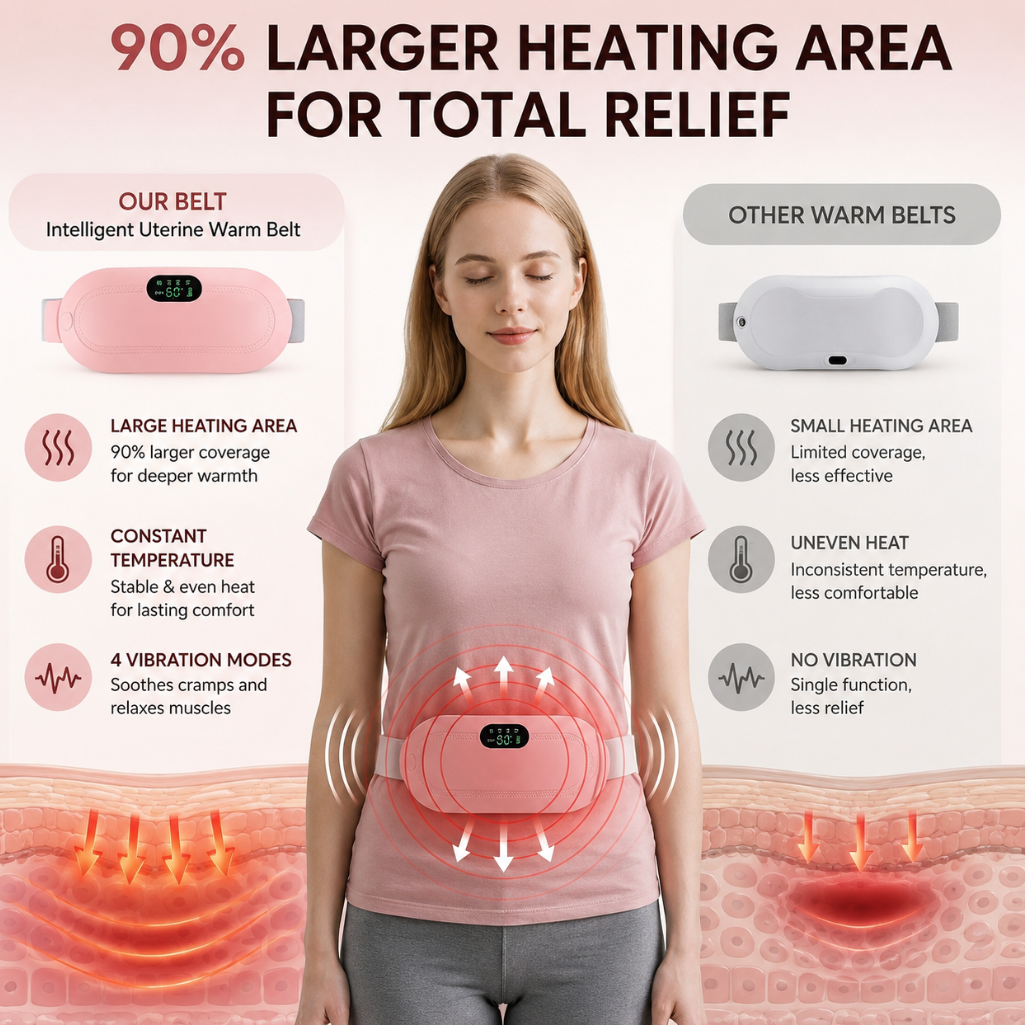 Menstrual Heating Belt, Relief in 60 Seconds